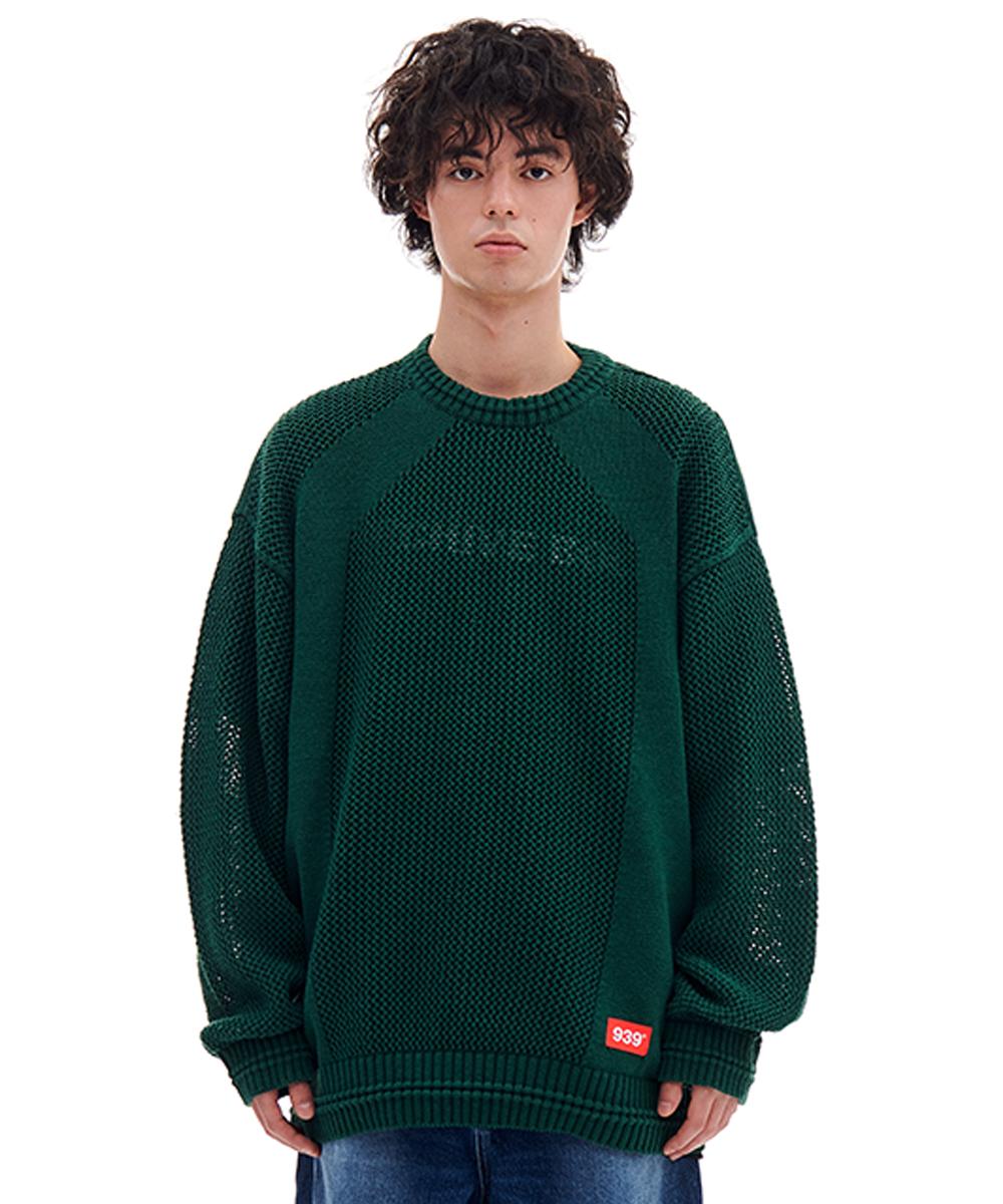 ARCHIVE BOLD 939 PANELED MESH KNIT針織上衣