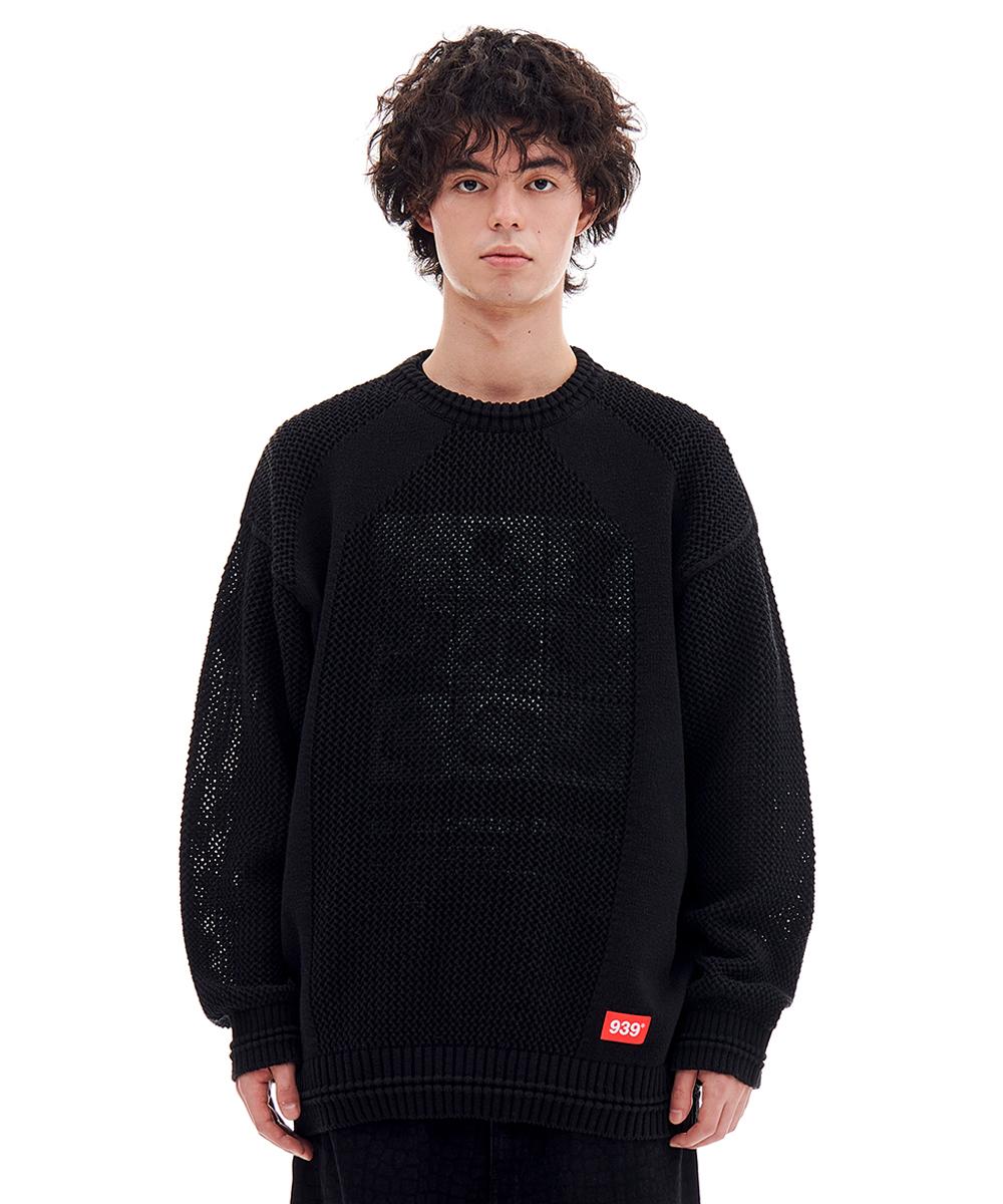 ARCHIVE BOLD 939 PANELED MESH KNIT針織上衣