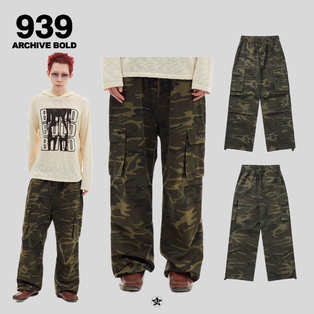 ARCHIVE BOLD 939 MILITARY CARGO PANTS迷彩工裝褲