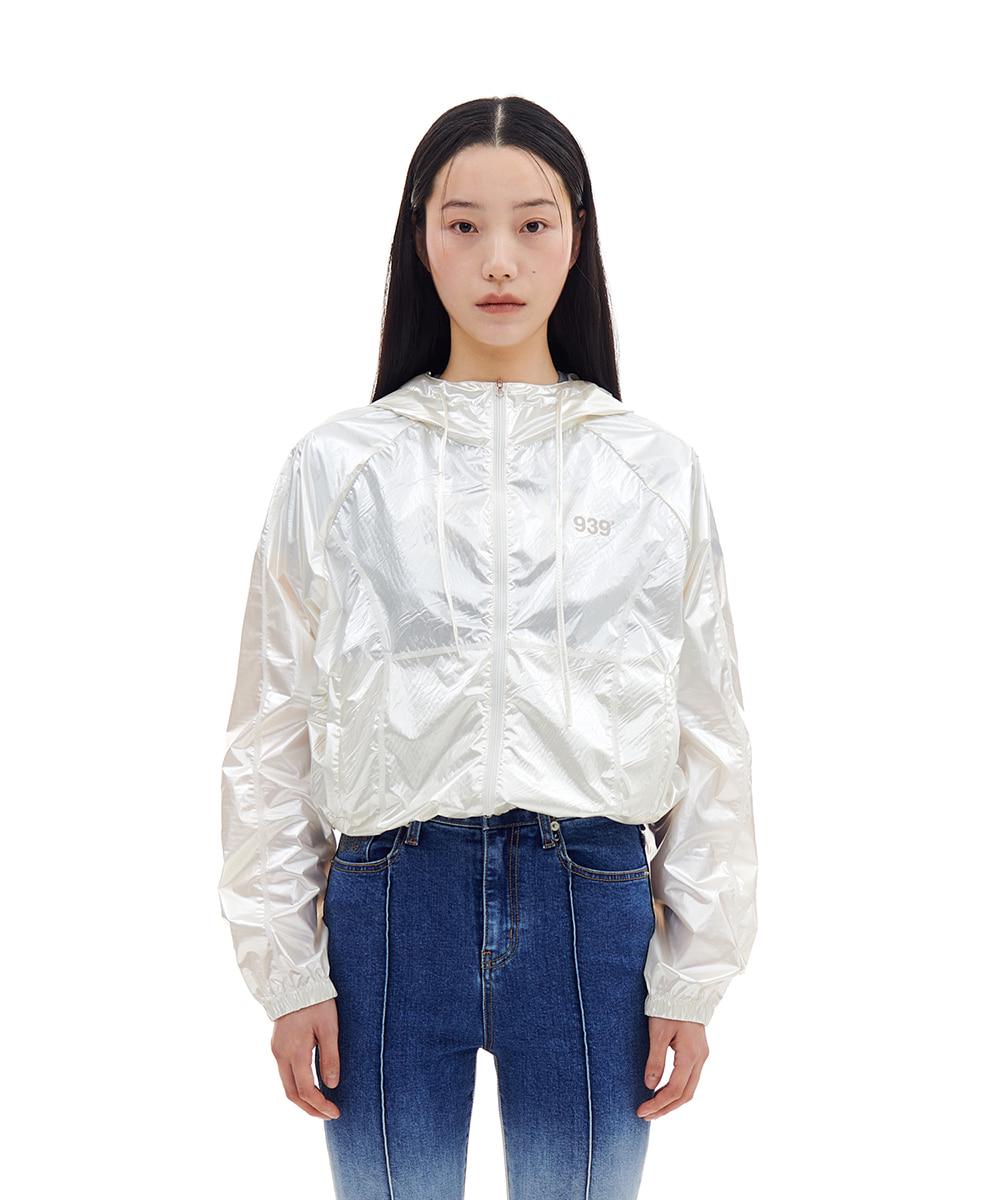 ARCHIVE BOLD 939 SHEER PACKABLE CROP WINDBREAKER尼龍防風連帽外套