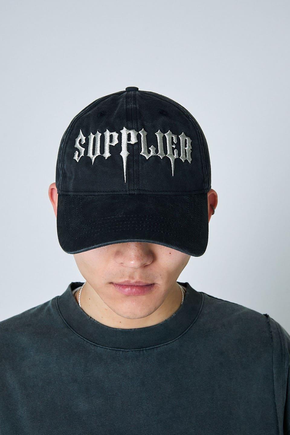 SUPPLIER Stab Logo Denim Cap老帽