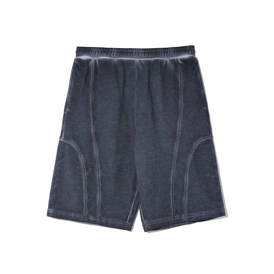 CRITIC WORMHOLE WASHED SHORT PANTS線面板短褲