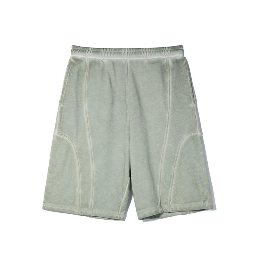 CRITIC WORMHOLE WASHED SHORT PANTS線面板短褲