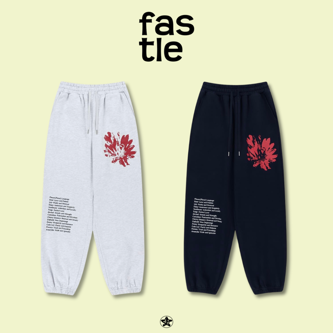 FASTLE Floral Sweat Pants