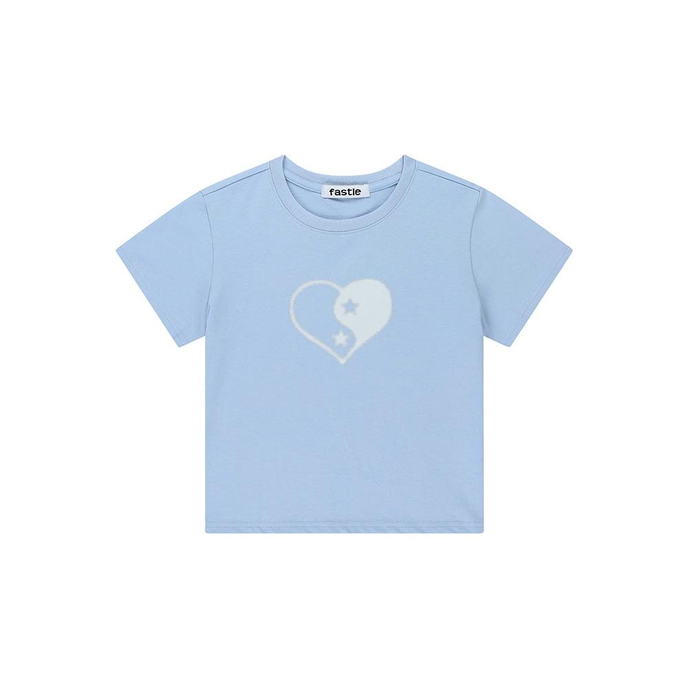 FASTLE 1/2 Heart Yin Yang Tee