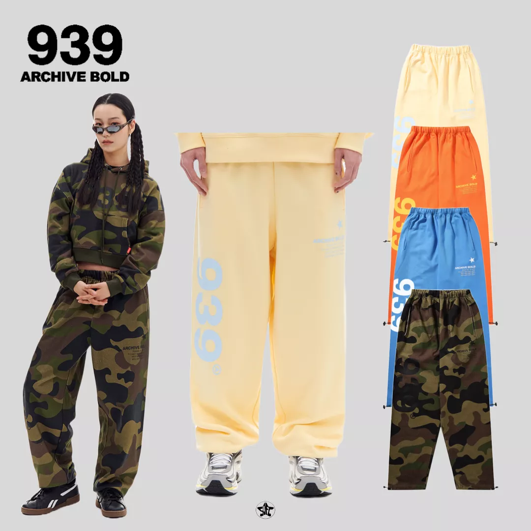 ARCHIVE BOLD 939 LOGO SWEAT PANTS (24SS NEW Color）