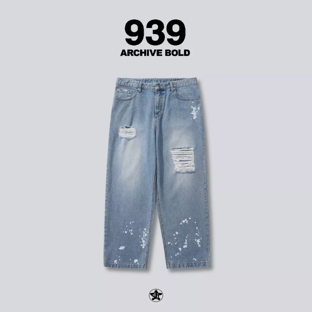 ARCHIVE BOLD 939 AB X WIND AND SEA DENIM PANTS長褲