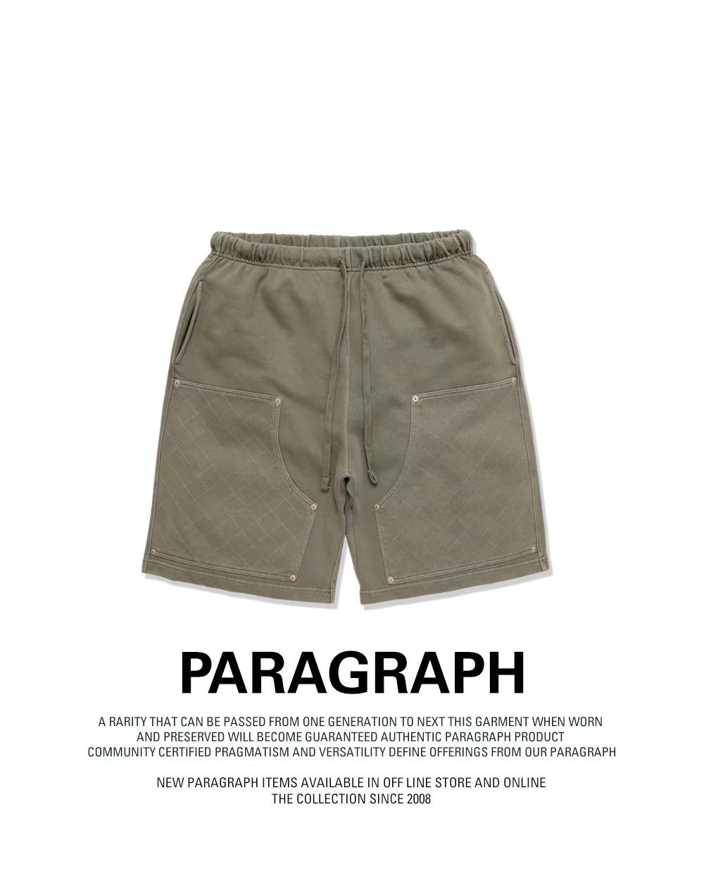 Paragraph DOUBLE KNEE HALF PANTS短褲