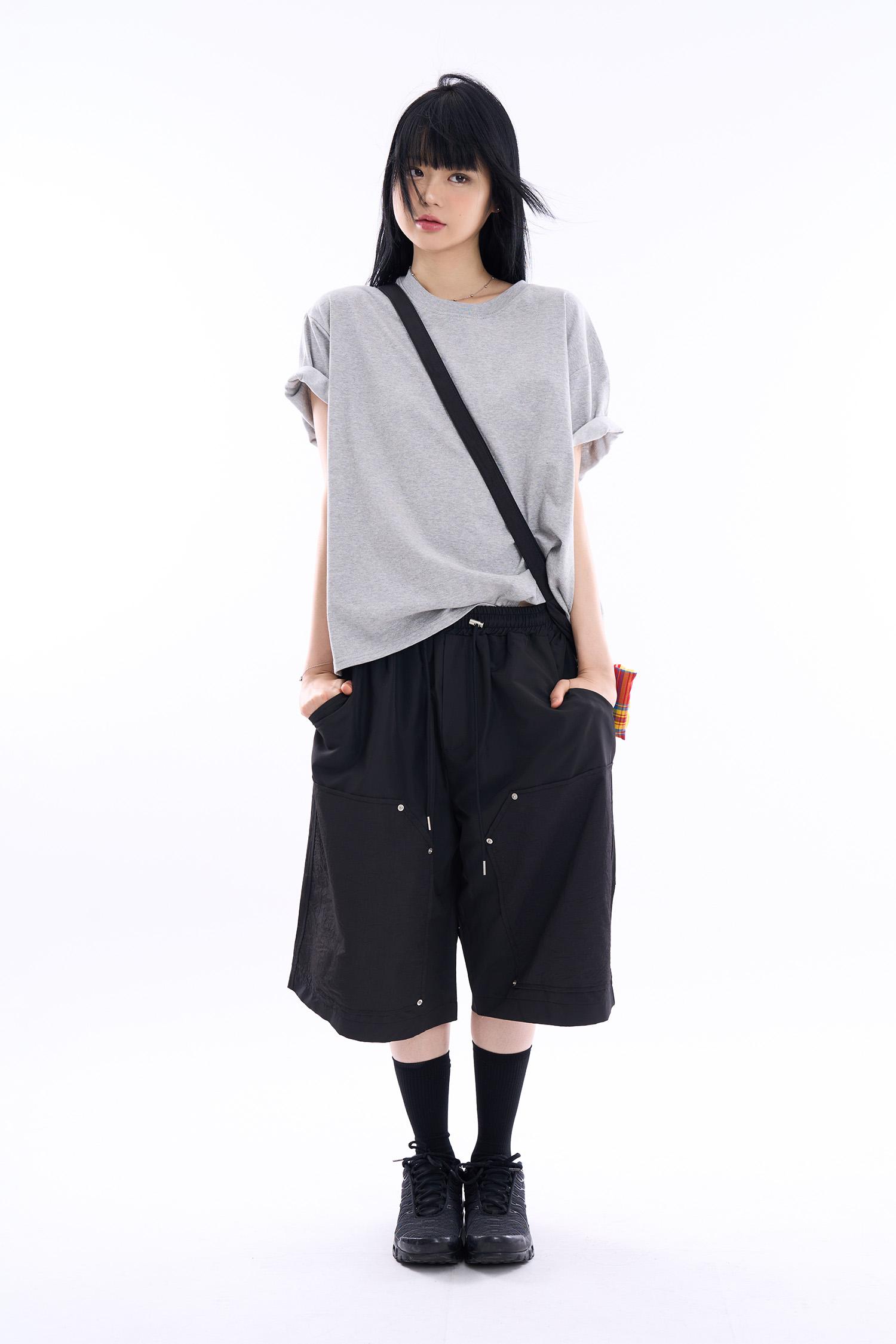 Raucohouse 素色街頭BOXY FIT短Tee