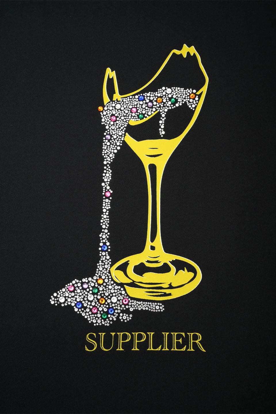 SUPPLIER Rhinestone Glass 短Tee