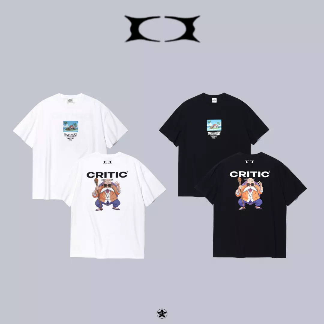 CRITIC X DRAGON BALL Z MASTER ROSHI TS 短Tee