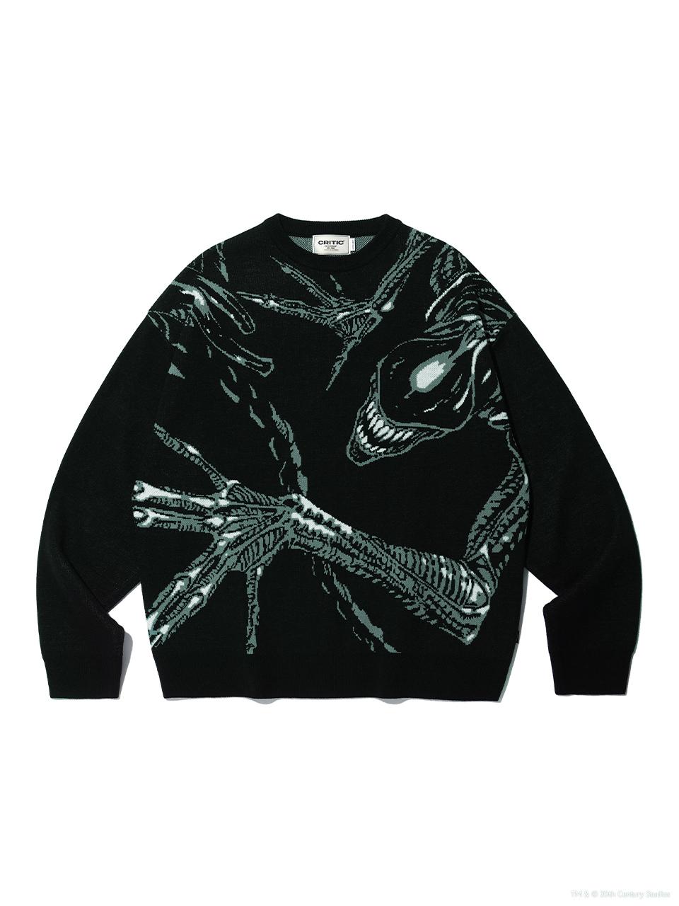 CRITIC X ALIEN WALK JACQUARD KNIT針織毛衣