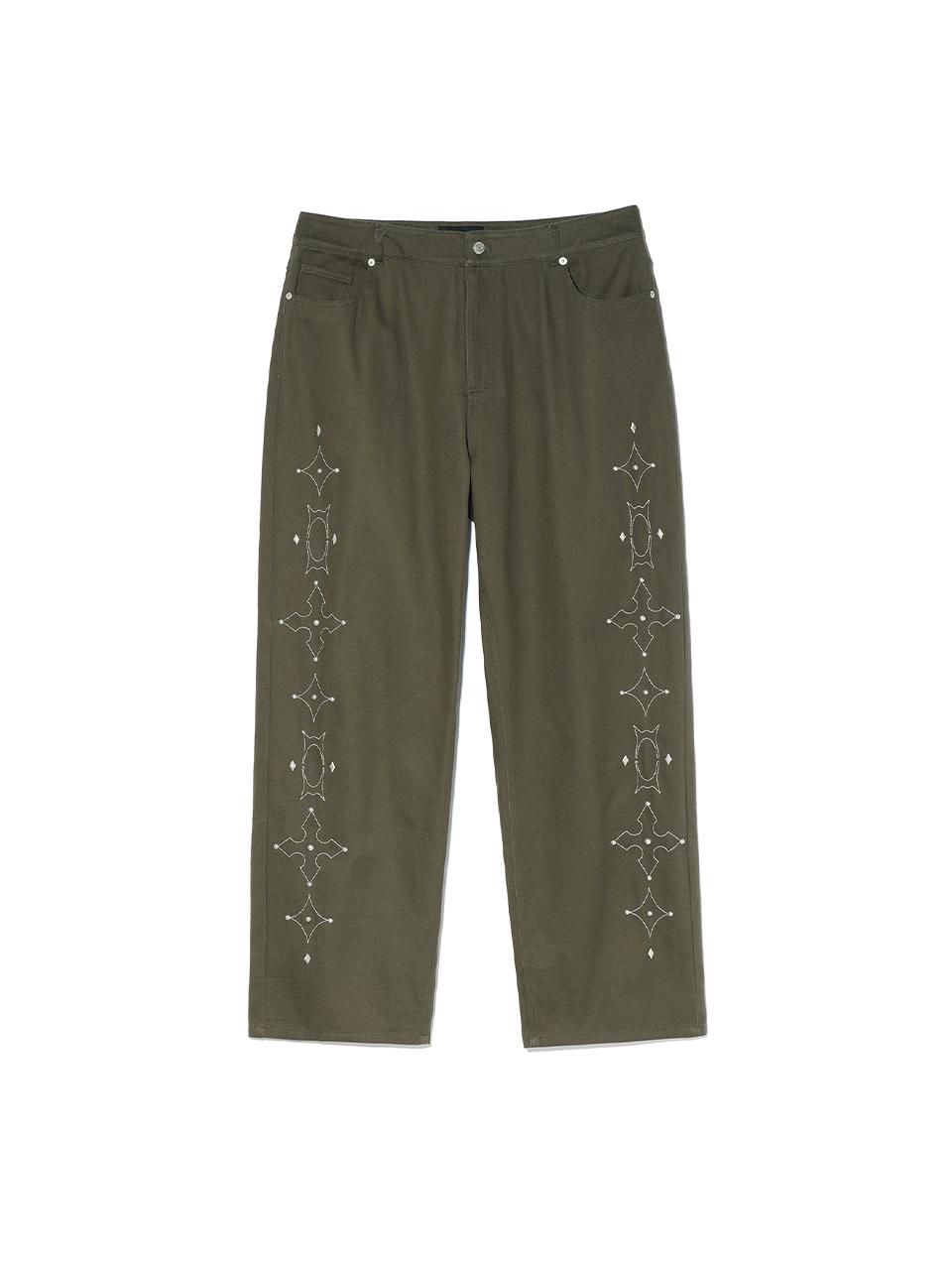 CRITIC WORMHOLE STUD PANTS