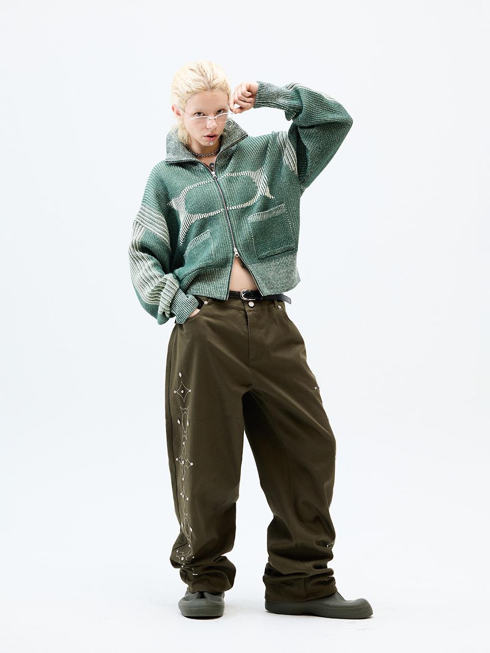 CRITIC WORMHOLE STUD PANTS