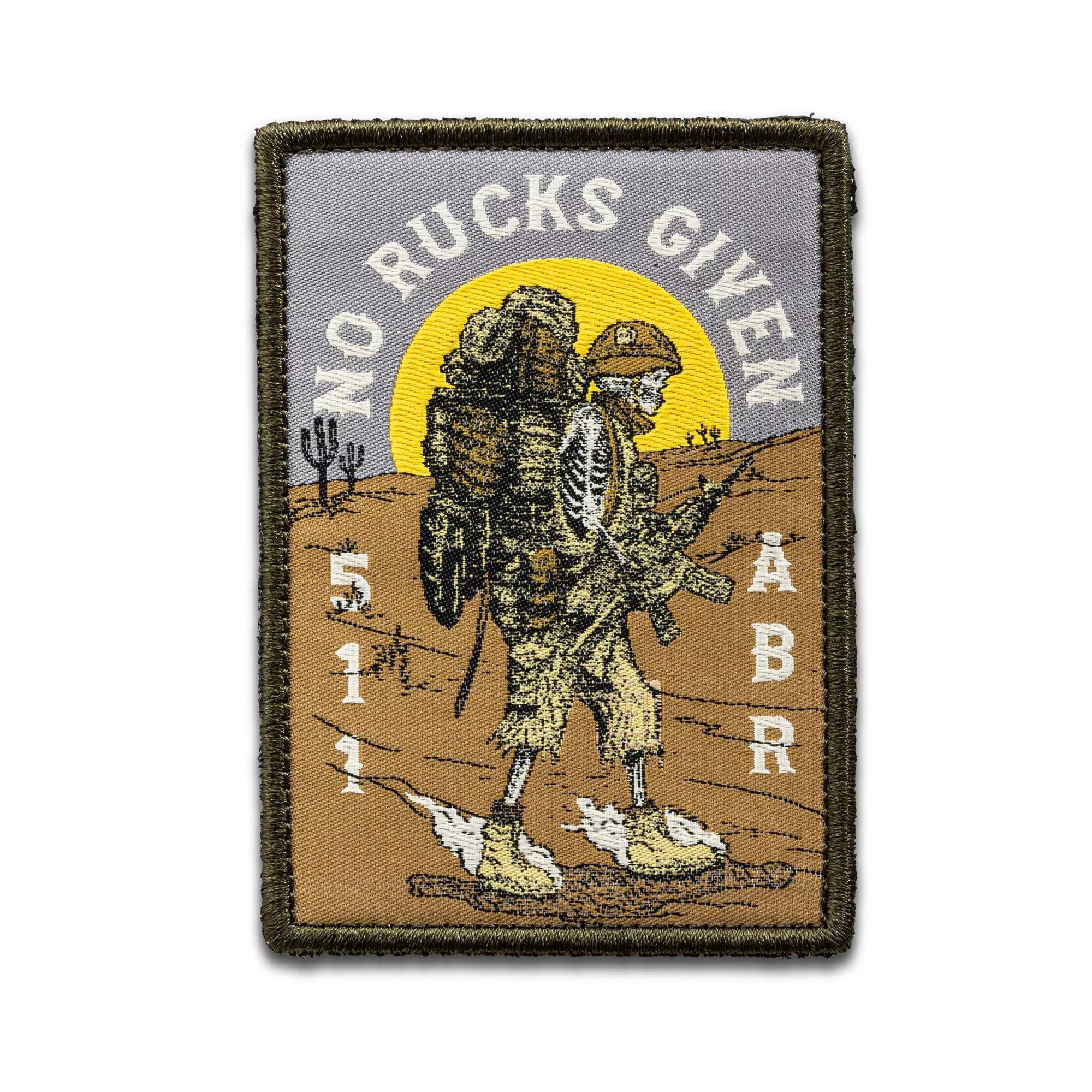 5.11-ABR™ NO RUCKS GIVEN PATCH 沒有獎勵 布章 #92320