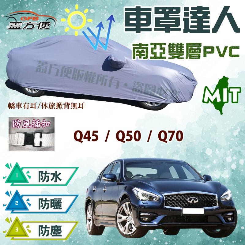 【蓋方便】車罩達人（E型）雙層防水南亞台製現貨《INFINITI》Q45+Q50+Q70 可自取