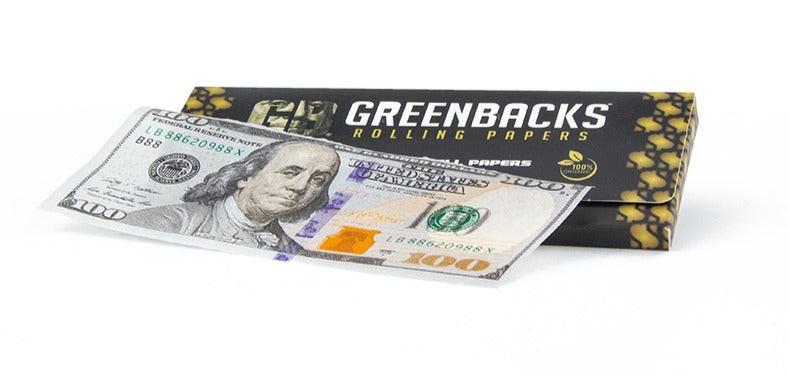 Greenbacks 美鈔紙 手捲紙 長版 附濾嘴 $100 Dollar Kingsize Slim Rolling Papers