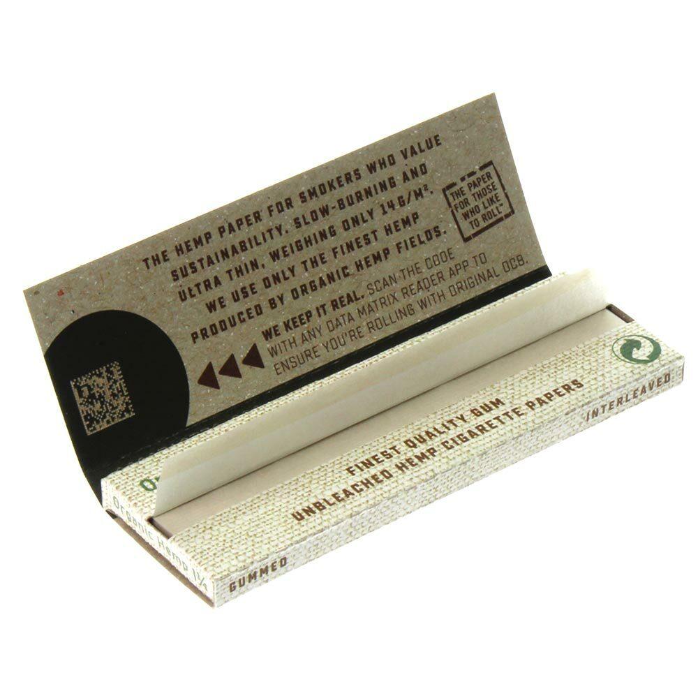 OCB 漢麻 手捲紙 短版 Organic Hemp 1¼ Rolling Papers