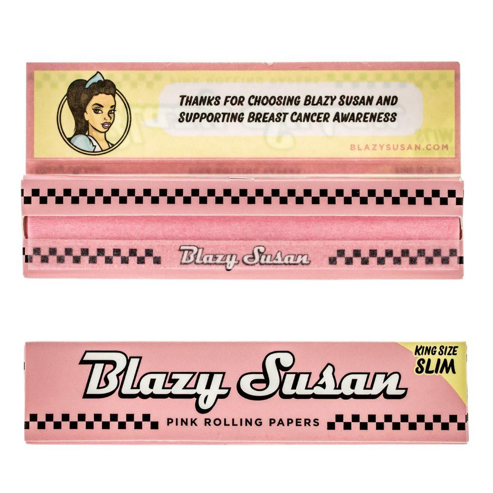 Blazy Susan 粉紅紙 手捲紙 長版 Pink Kingsize Slim Rolling Papers