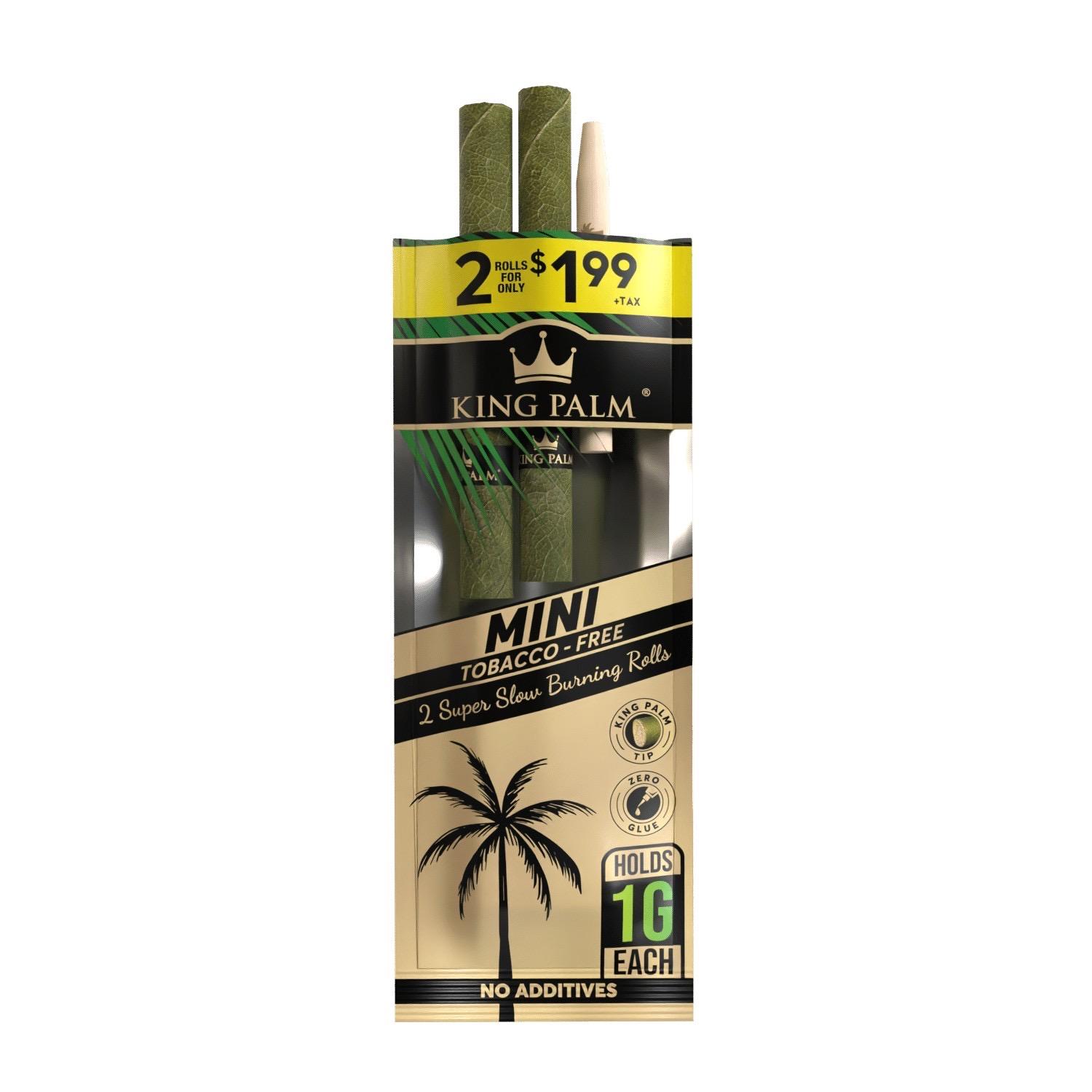 King Palm 原葉預捲 預捲紙管 2入 迷你捲 King Palm Mini Pre-rolled Cones 2pk