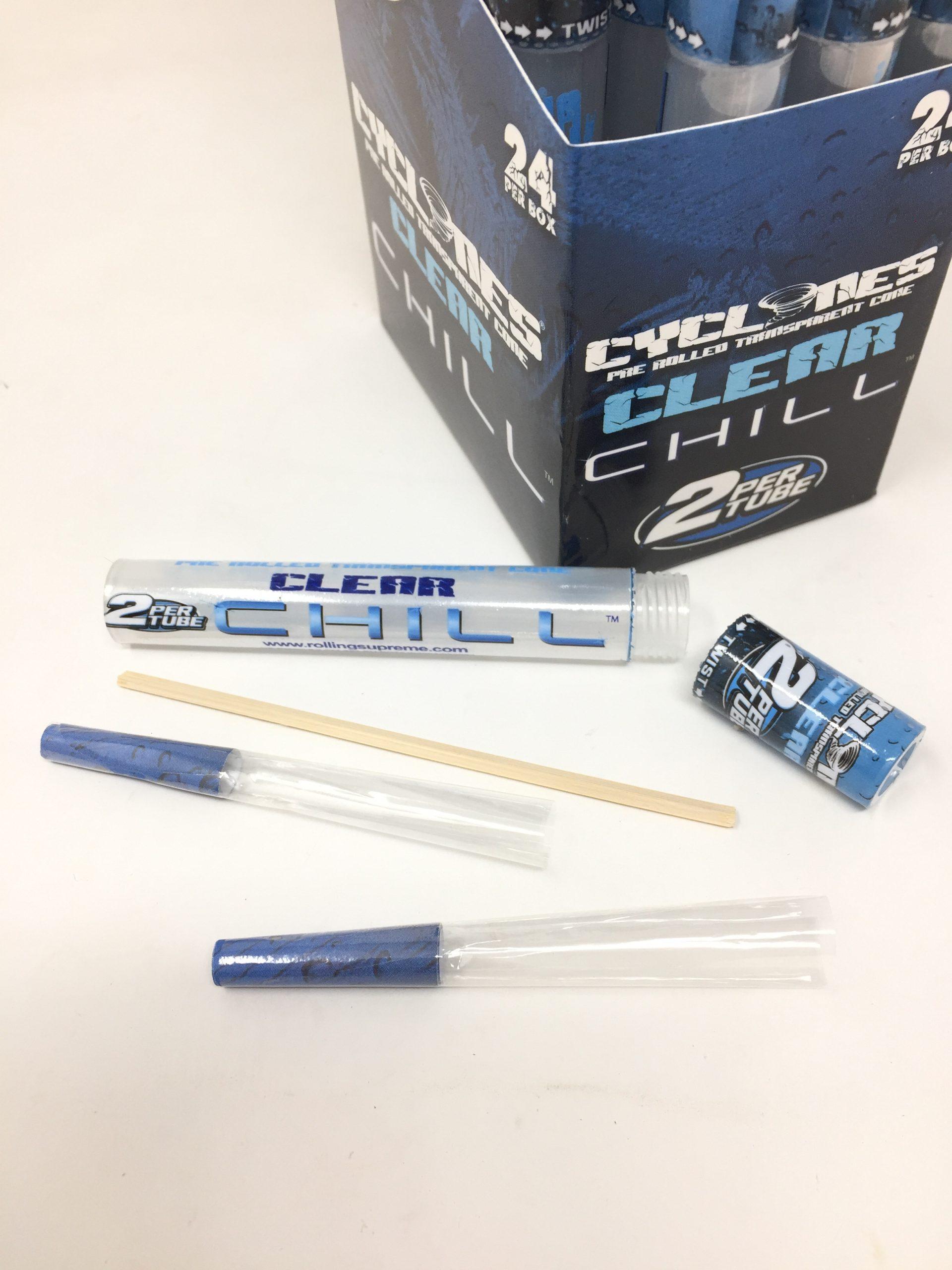 Cyclones 透明預捲 預捲紙管 2入 Chill Clear Pre-rolled Cones 2pk