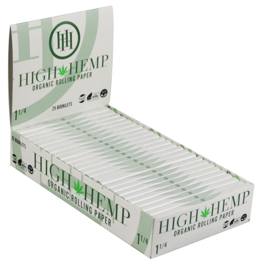 High Hemp 漢麻 盒裝捲煙紙 短版 Organic Hemp 1¼ Rolling Paper Full Box