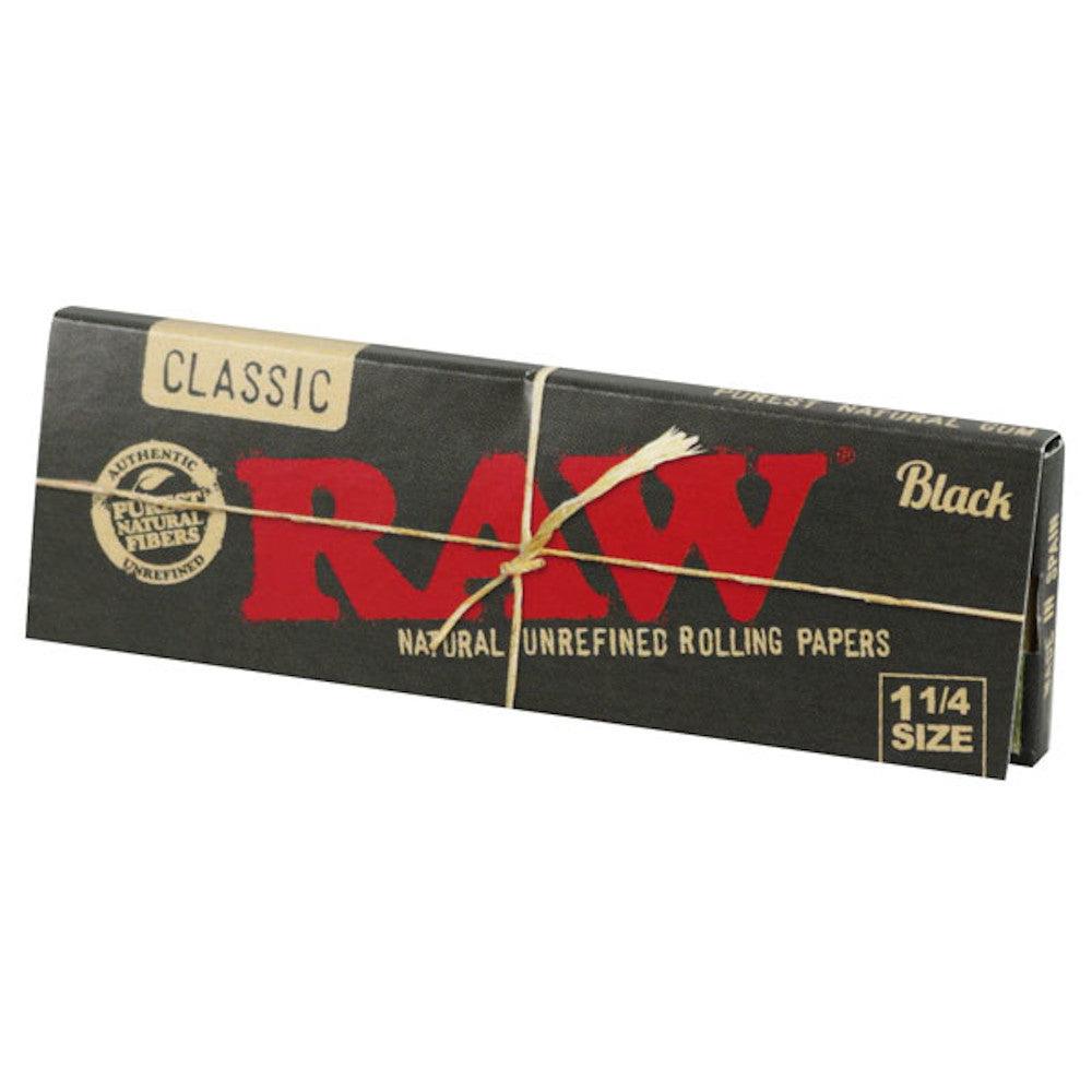 Raw 特薄 盒裝捲煙紙 短版 Class Black 1¼ Rolling Paper Full Box