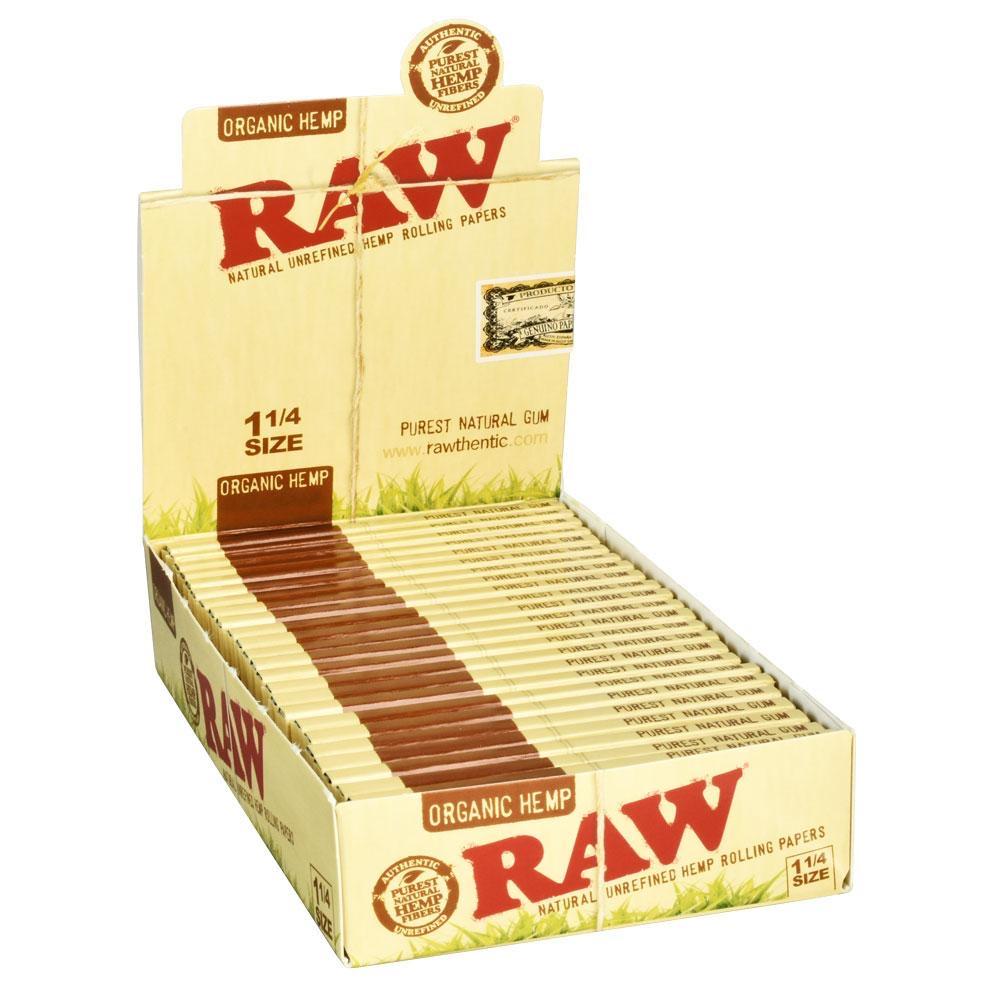 Raw 漢麻 盒裝捲煙紙 短版 Organic Hemp 1¼ Rolling Paper Full Box