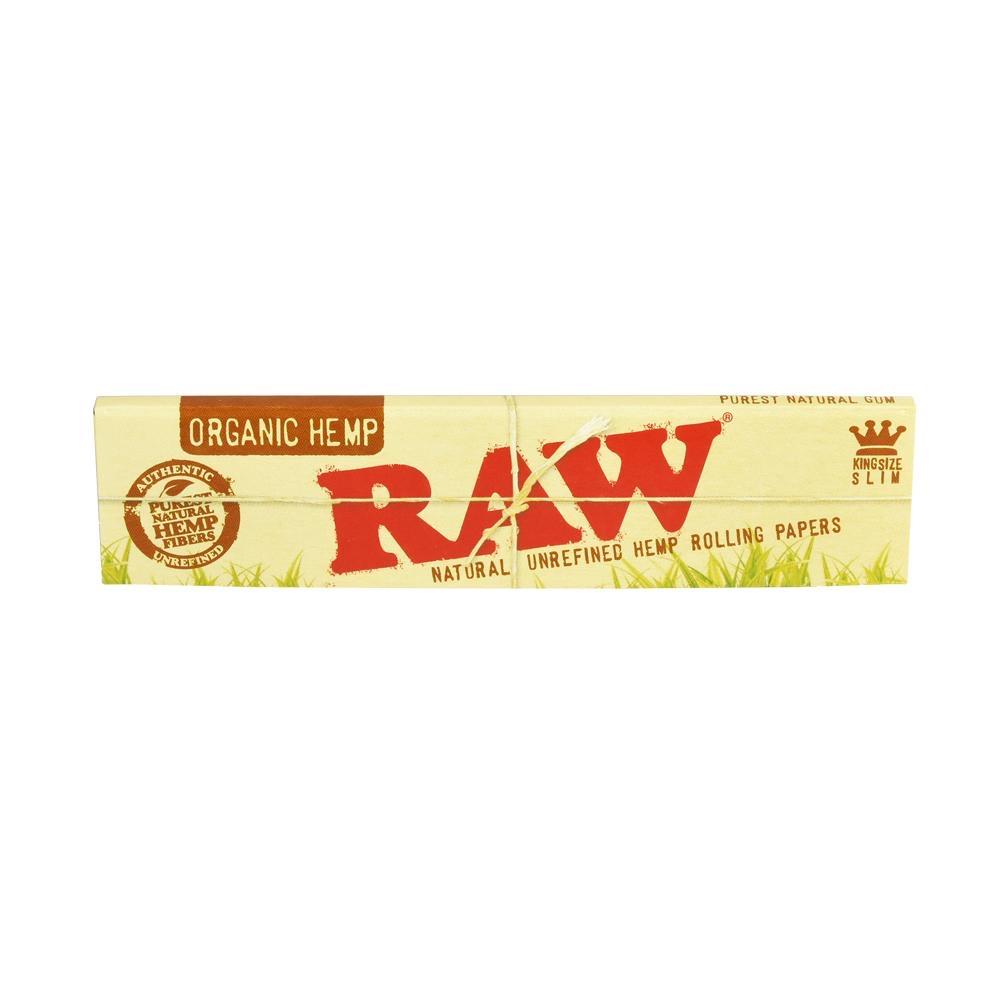 Raw 漢麻 盒裝捲煙紙 長版 Organic Hemp Kingsize Slim Rolling Paper Full Box