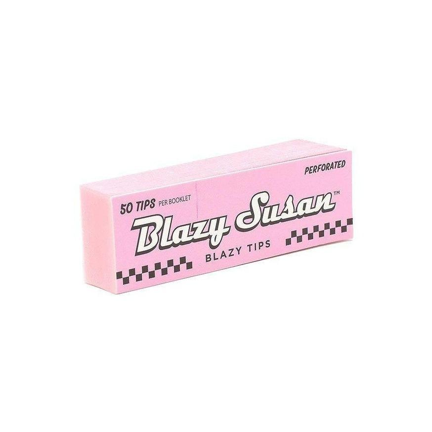 Blazy Susan 濾嘴紙 粉紅紙 有摺痕 Pink Perforated Tips