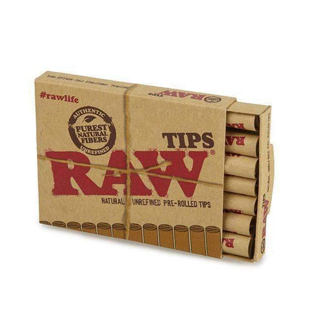 RAW 紙濾嘴 預捲濾嘴 21入 Unrefined Pre-Rolled Tips