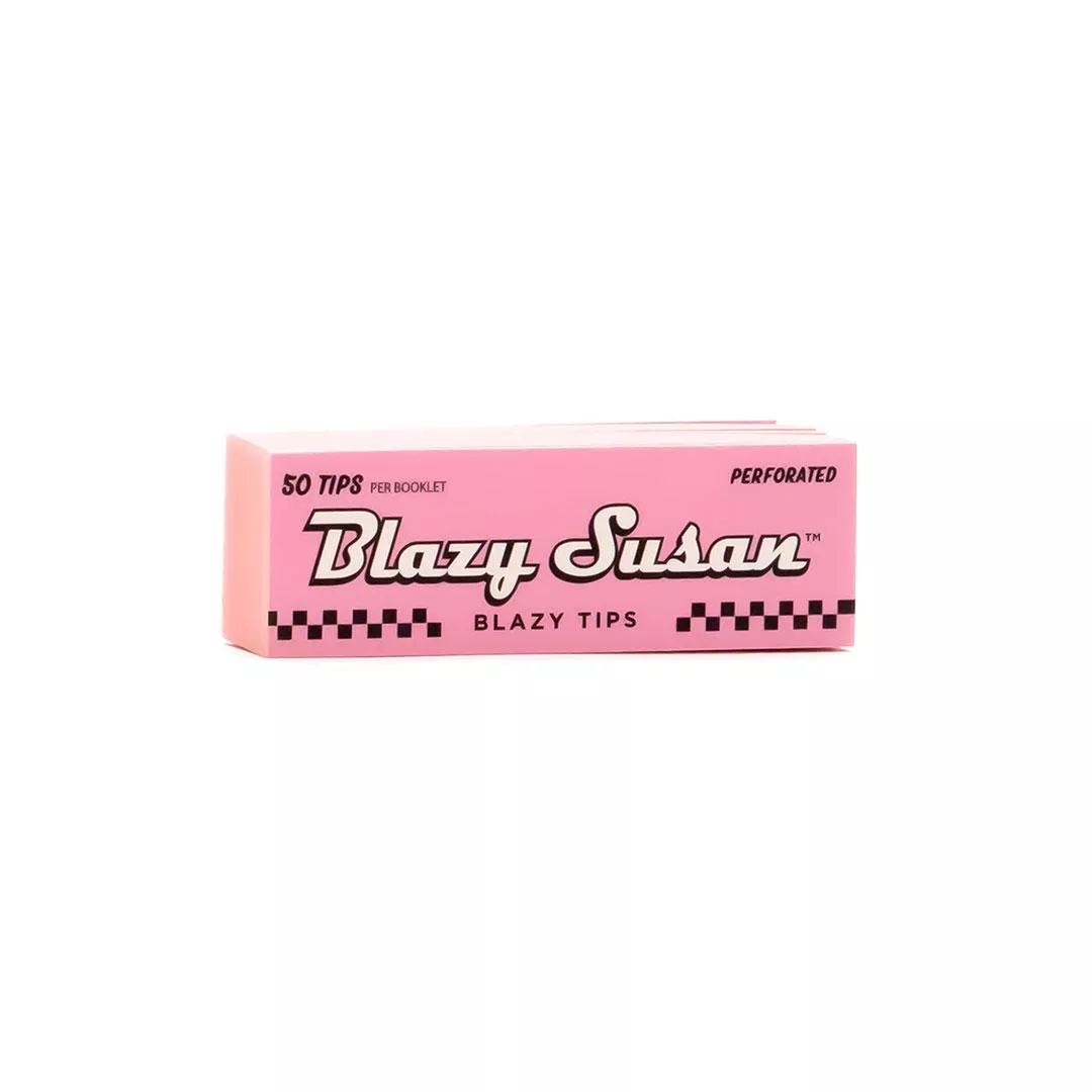 Blazy Susan 濾嘴紙 粉紅紙 有摺痕 Pink Perforated Tips