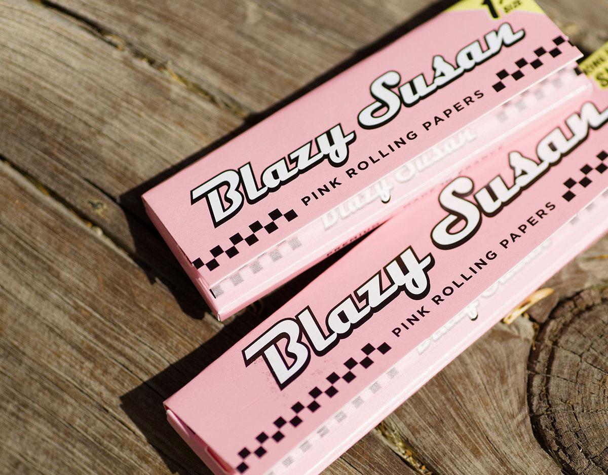 Blazy Susan 粉紅紙 手捲紙 長版 Pink Kingsize Slim Rolling Papers