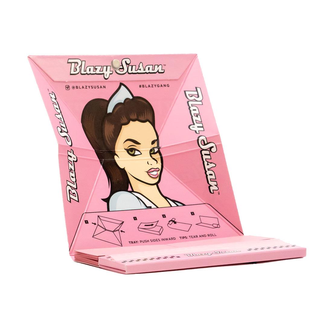 Blazy Susan 粉紅紙 豪華組合 長版 Pink Kingsize Deluxe Rolling Kit