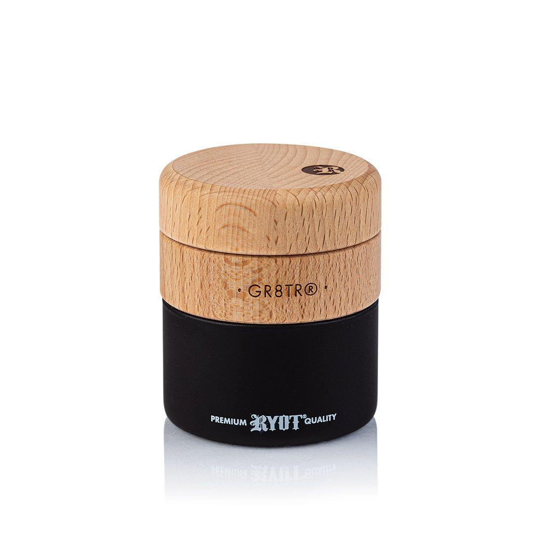 RYOT 研磨器 木質 Wood GR8TR Grinder with Jar Body