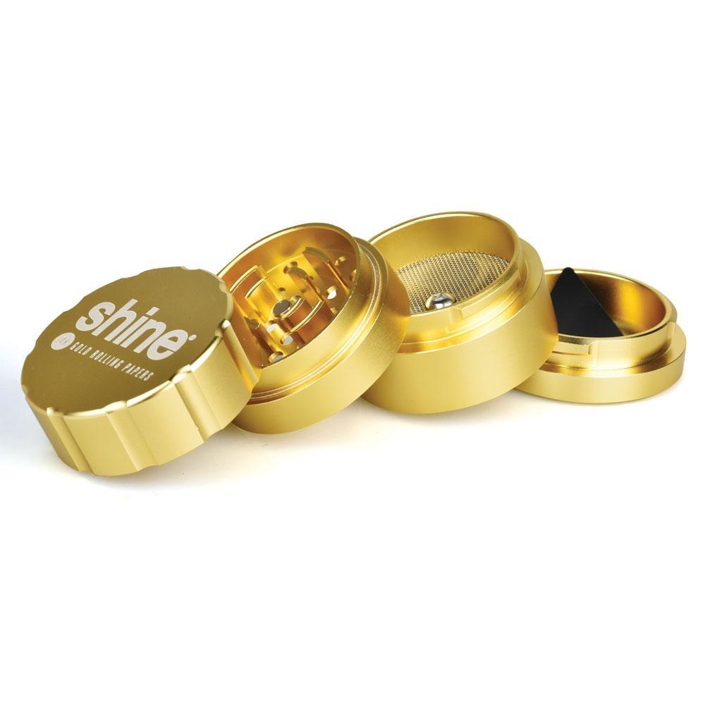 Shine 研磨器 金黃色 Gold 4-Piece Grinder