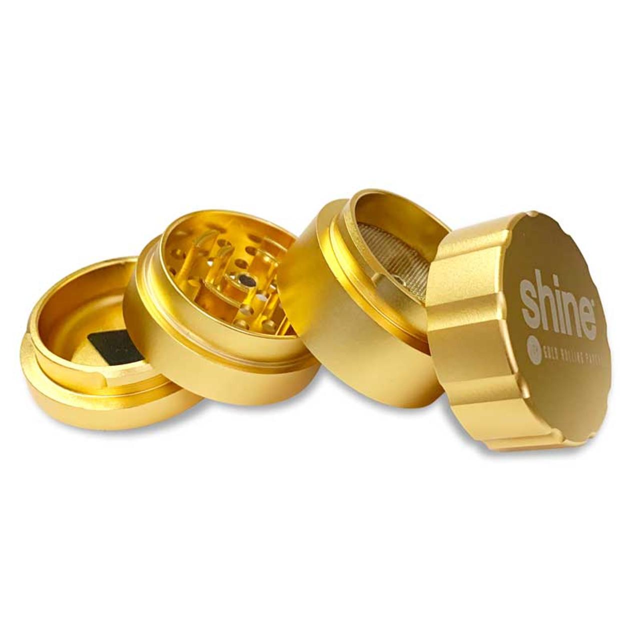 Shine 研磨器 金黃色 Gold 4-Piece Grinder