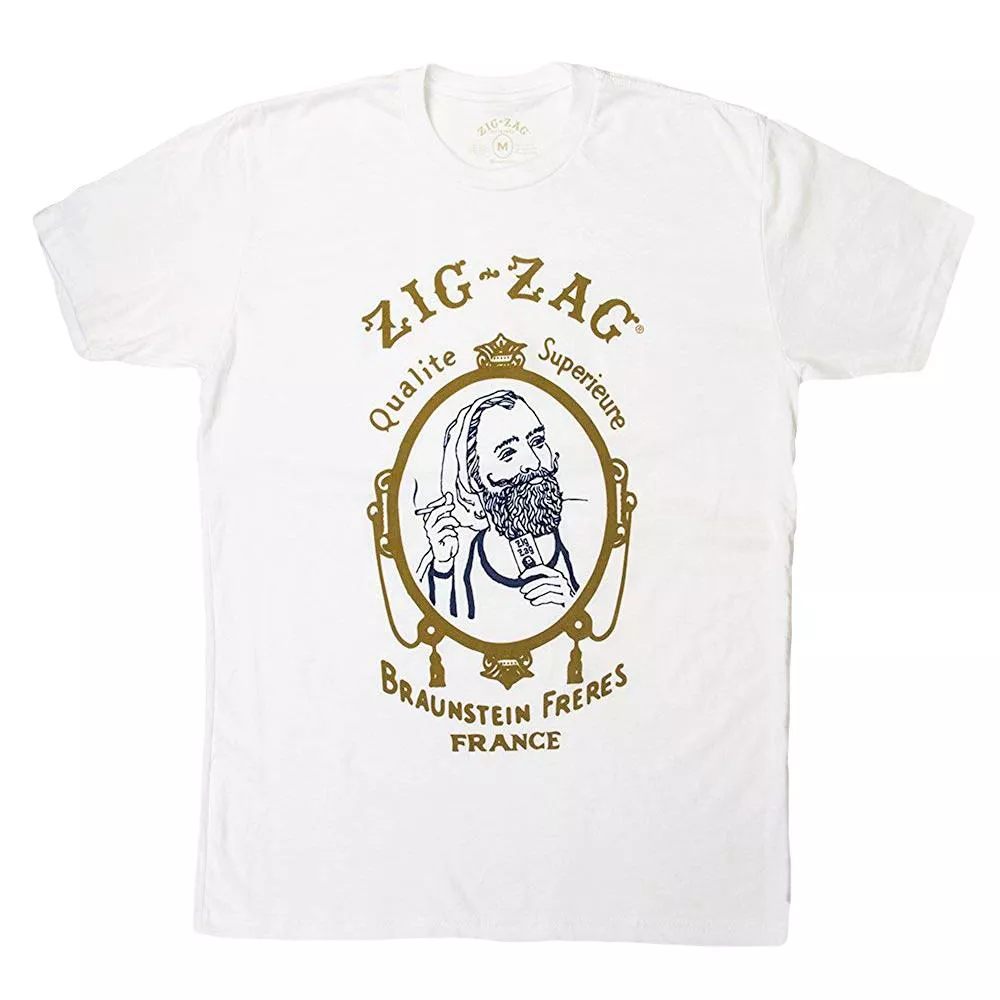 ZIG-ZAG T恤 白色 Classic T-Shirt White