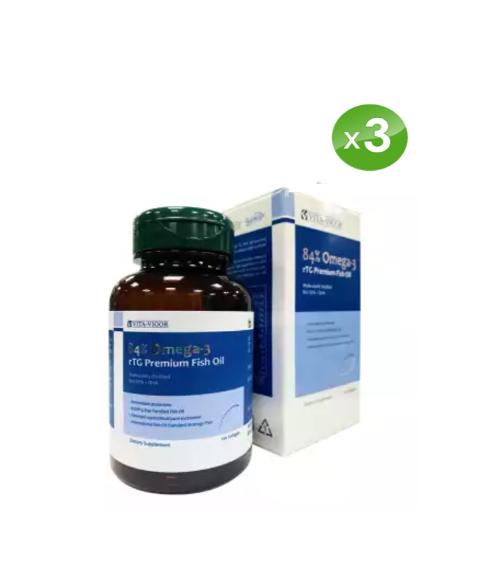 維格 倍優頂級魚油 / 西班牙Solutex 85% Omega-3 rTG型魚油 / 120粒 育德保健藥局 | Yude Shop