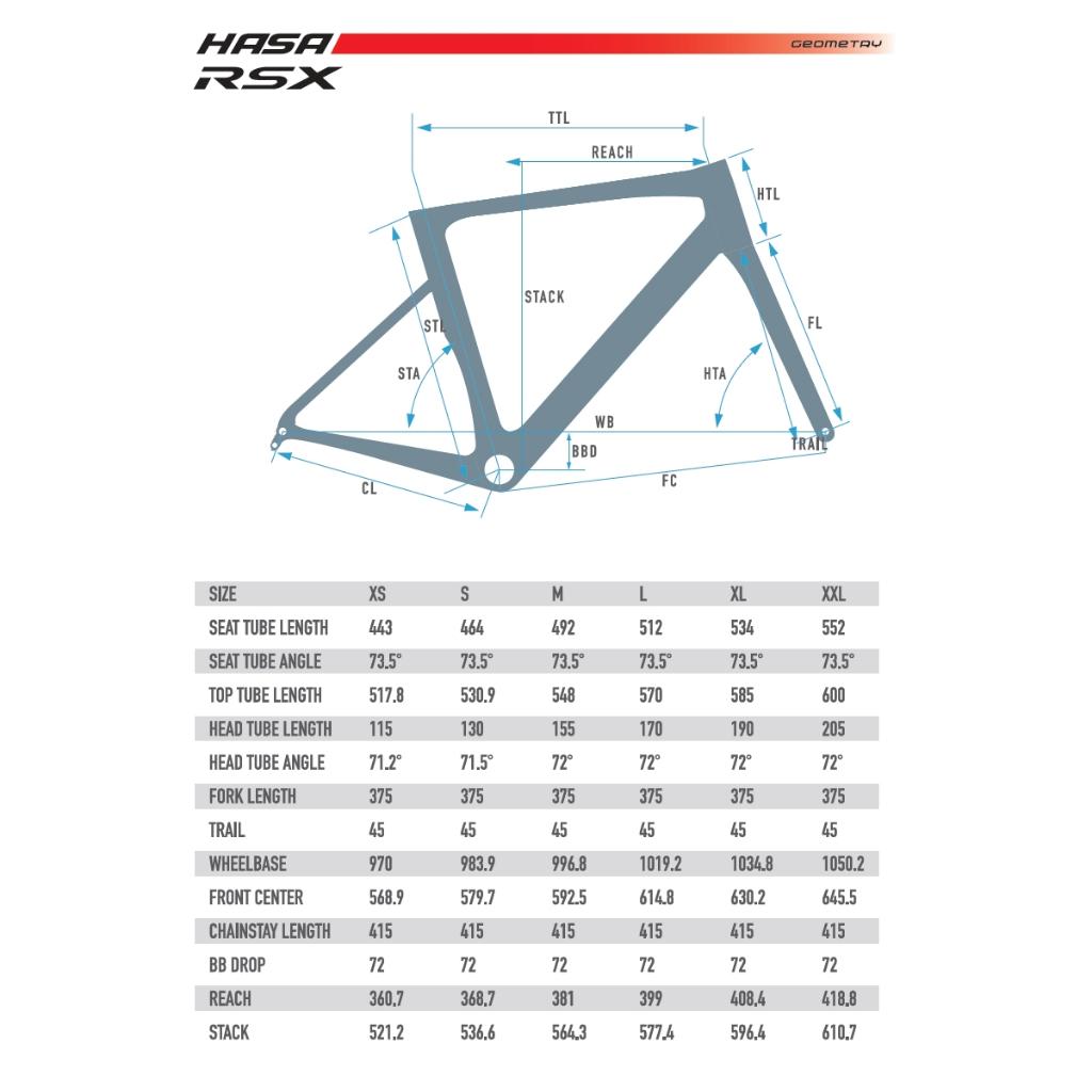 線上單車 2024 HASA RSX 冰裂紅 全隱藏走線 碳纖維碟煞公路車 自行車 碟煞公路車