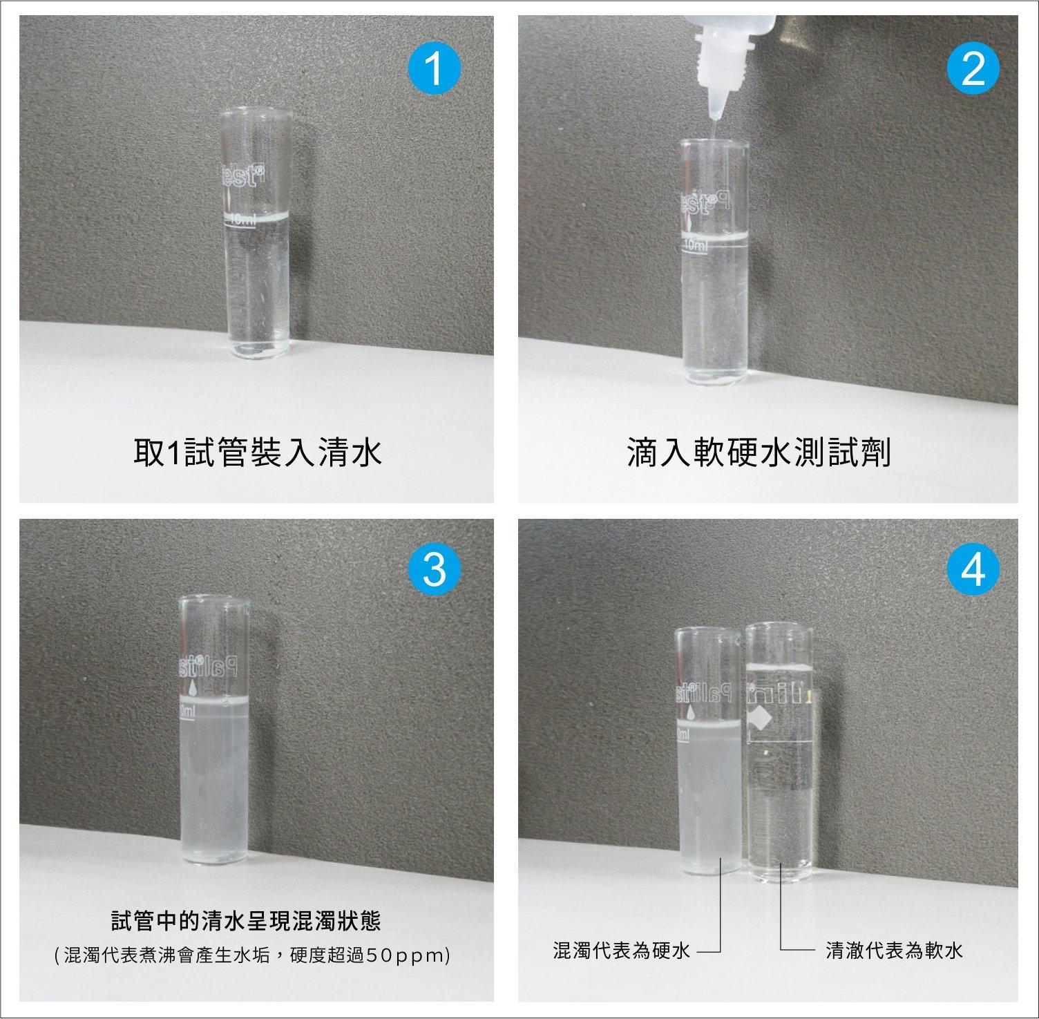 軟硬水測試劑20CC/瓶(水垢測試)【水易購淨水新竹店】