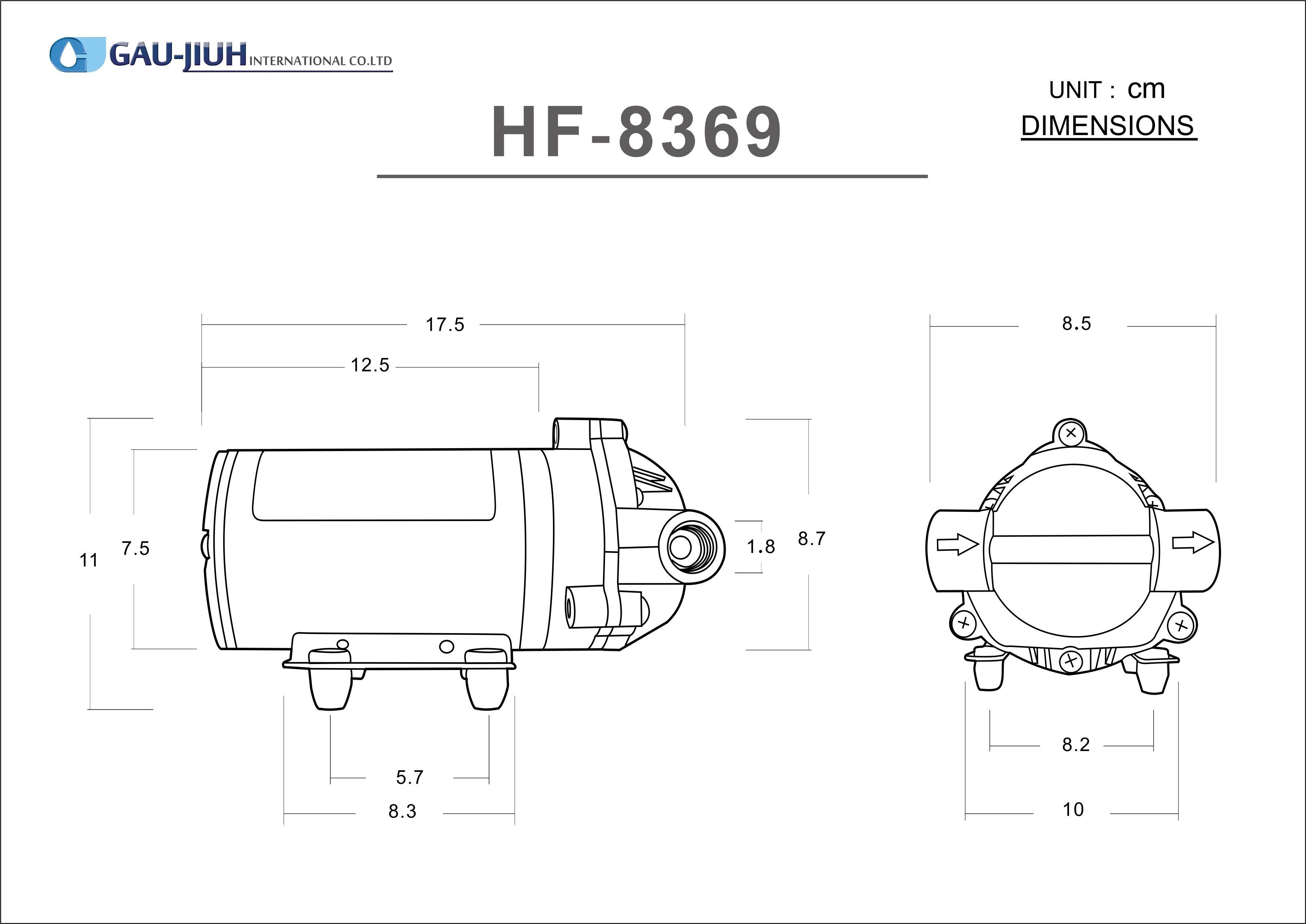 HF-8369 海頓HITON 家用型RO逆滲透馬達 (JEAK技術轉移)【水易購淨水新竹店】