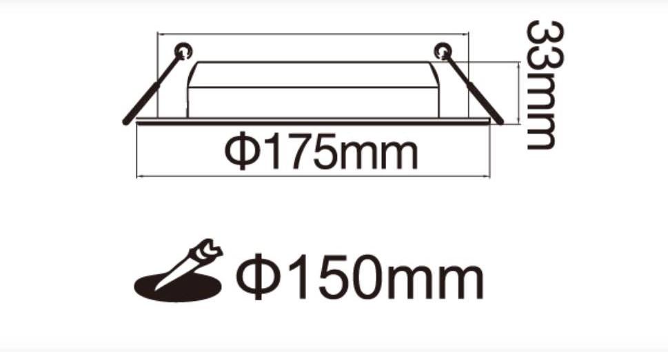 【文成】舞光燈具-16W 15公分索爾崁燈全電壓(100V~240V) 白光 黃光 自然光 內附快速接頭