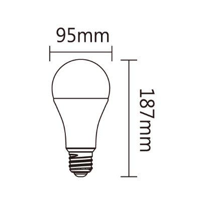 【文成】舞光燈具-商業用燈泡 E27 25W 全電壓(100V~240V) 白光 黃光