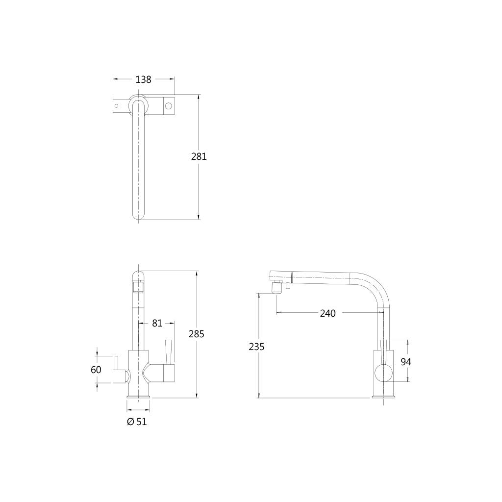 【文成】凱撒衛浴-無鉛RO兩用立式廚房龍頭K205CL 水龍頭 廚房龍頭 立式龍頭