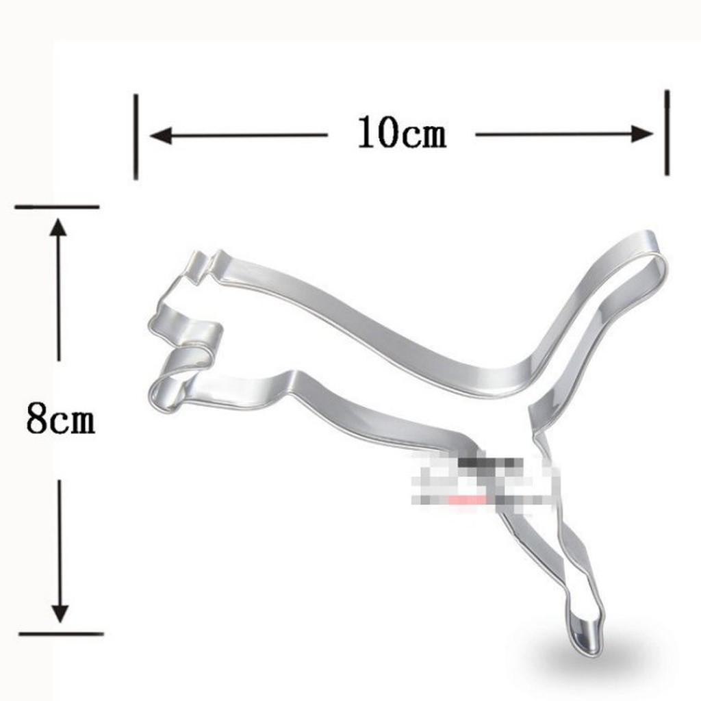 Amy烘焙網：績架Logo豹子不鏽鋼切模　 翻糖壓模　　黏土　蔬果壓模