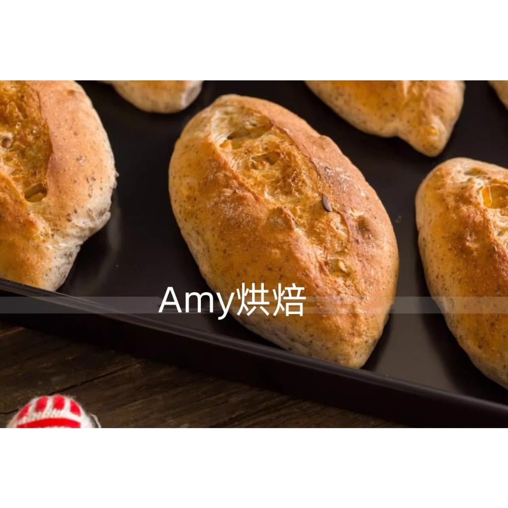 Amy烘焙網:BREADLEAF黑色重型鋼華福不沾烤盤41cmx31cm/長方形一體烤盤/LFGB認證塗/好先生適用