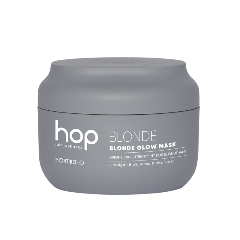 Montibello HOP Blonde Glow | Rozświetlająca maska do włosów blond 200ml