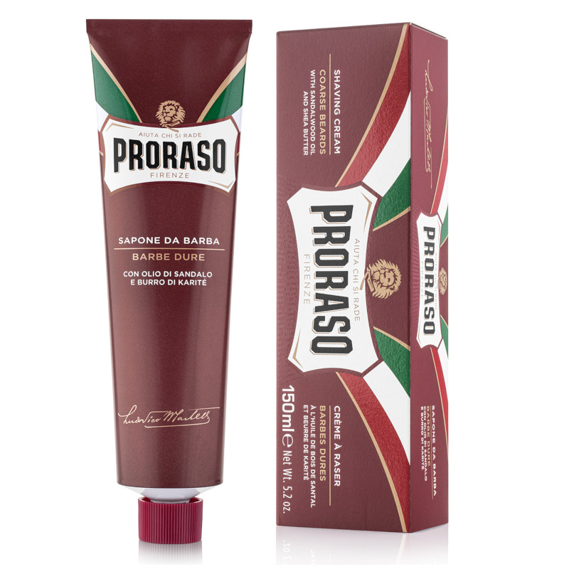 Proraso Red | Odżywiający krem do golenia w tubce 150ml 