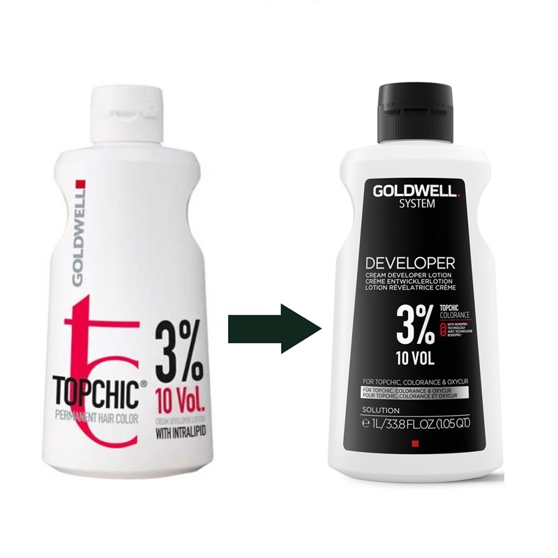 Goldwell Topchic Lotion 3% | Emulsja utleniająca do farbowania 1000ml